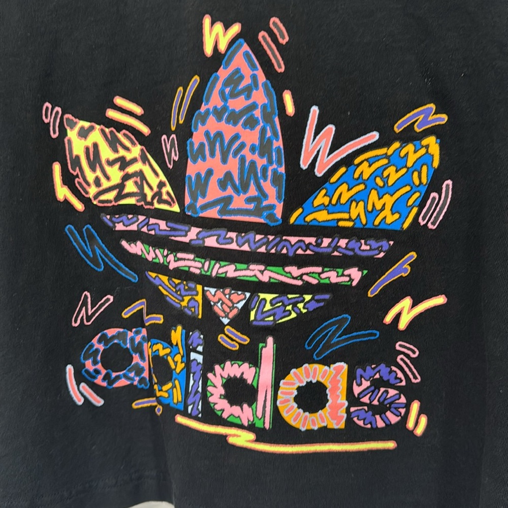 ADIDAS x KRIS ANDREWS LOVE UNITES CROP TOP MEDIUM - Picture 5 of 9